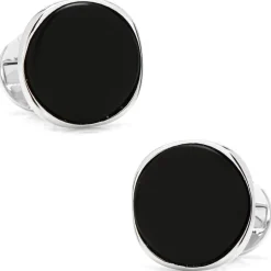 Ox and Bull Trading Co. Sterling Silver Classic Formal Onyx Stud Set