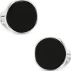 Ox and Bull Trading Co. Sterling Silver Classic Formal Onyx Cufflinks