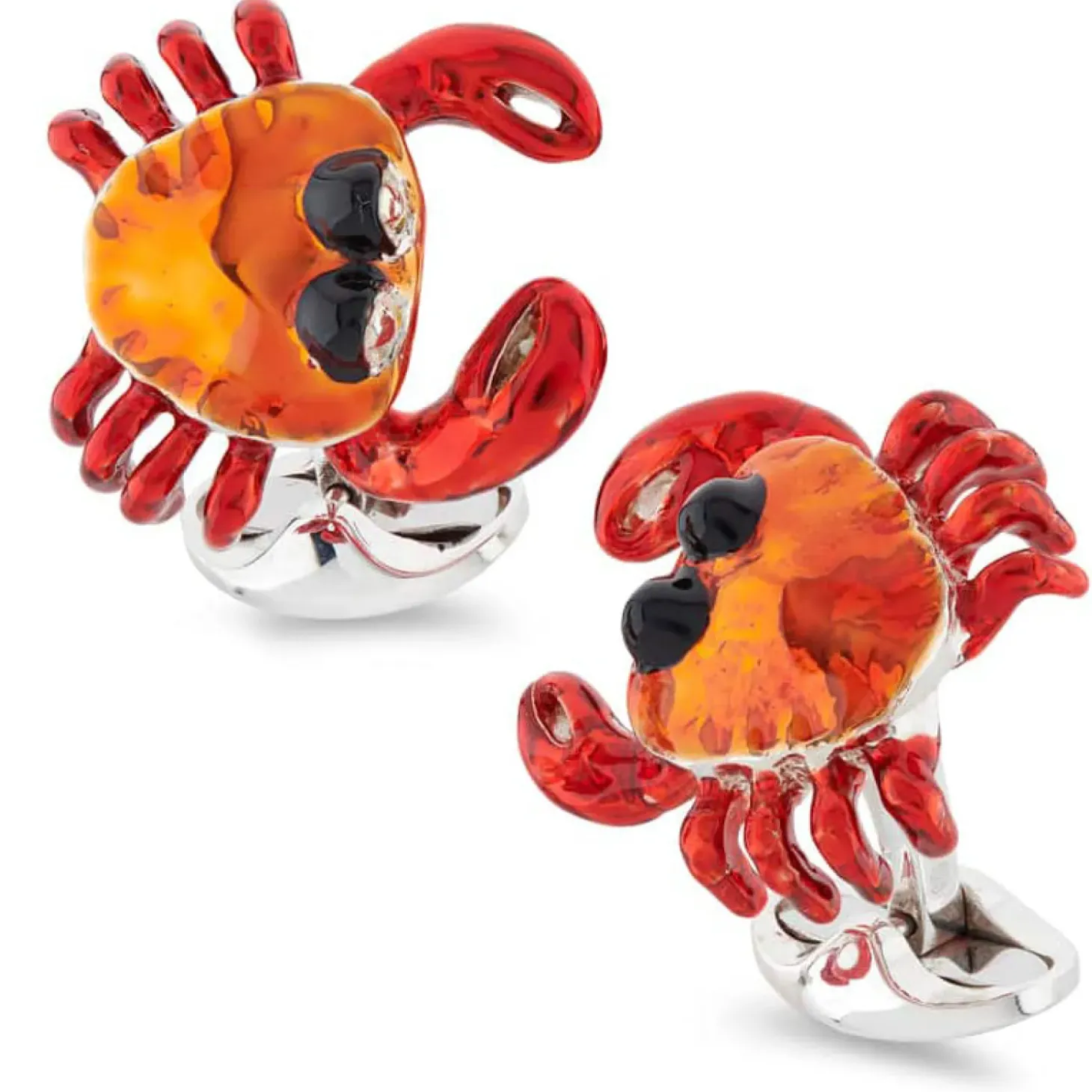 Deakin & Francis Sterling Silver Crab Cufflinks