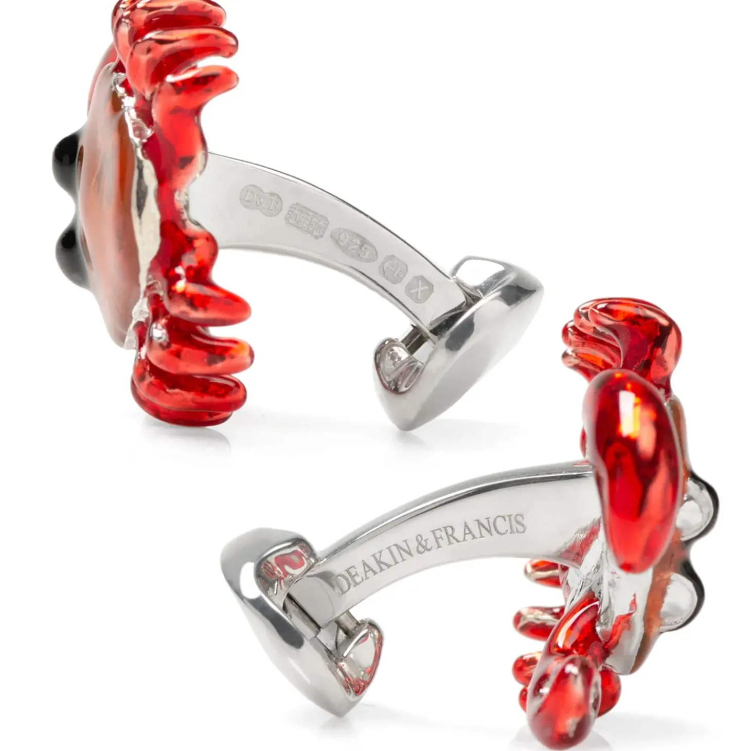 Deakin & Francis Sterling Silver Crab Cufflinks