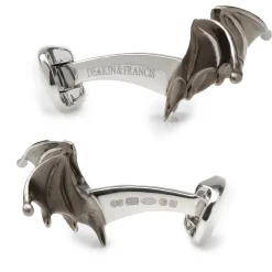 Deakin & Francis Sterling Silver ‘Creepy’ Bat Cufflinks