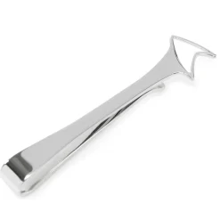 Star Trek Sterling Silver Cutout Delta Shield Tie Bar