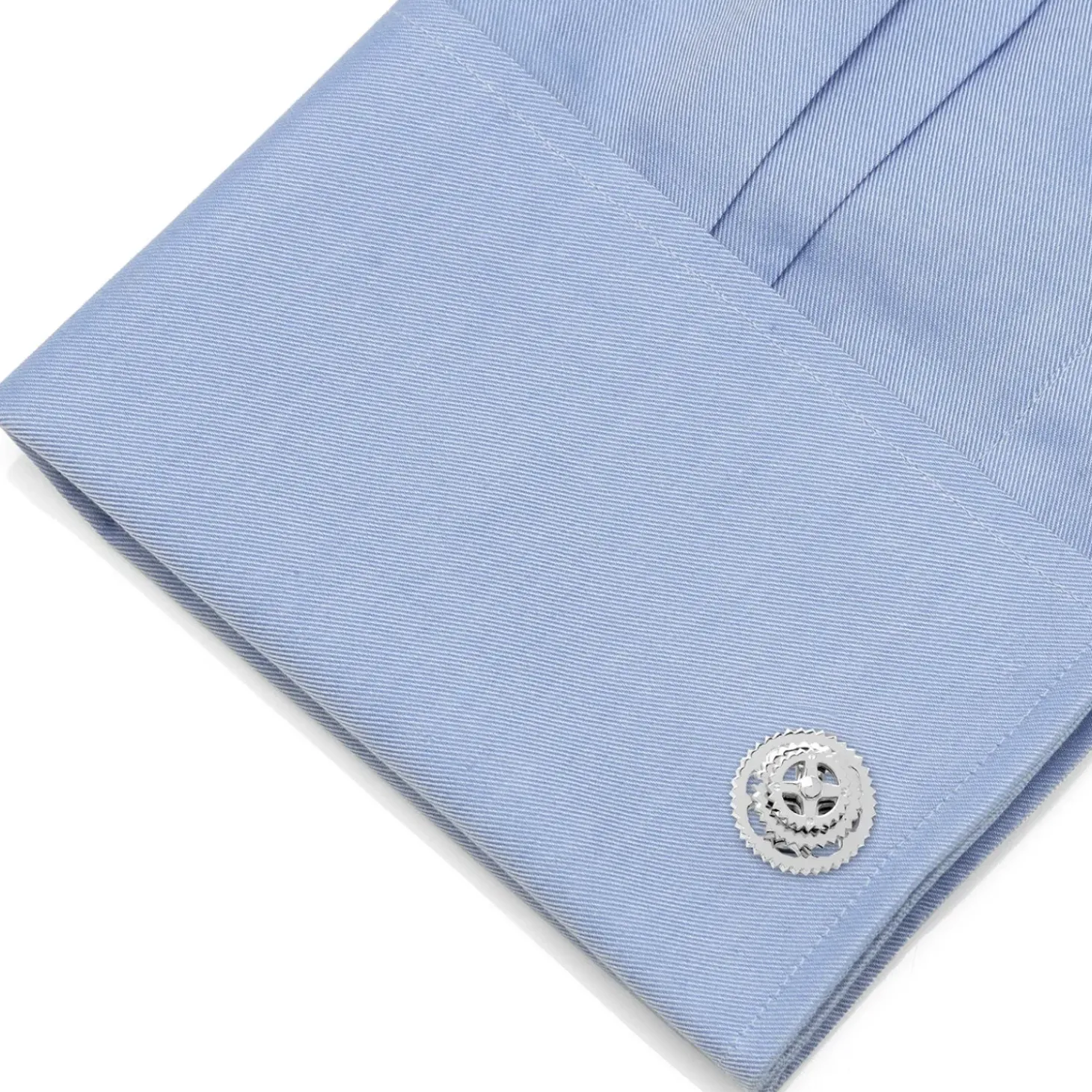 Ox and Bull Trading Co. Sterling Silver Cyclist Cufflinks