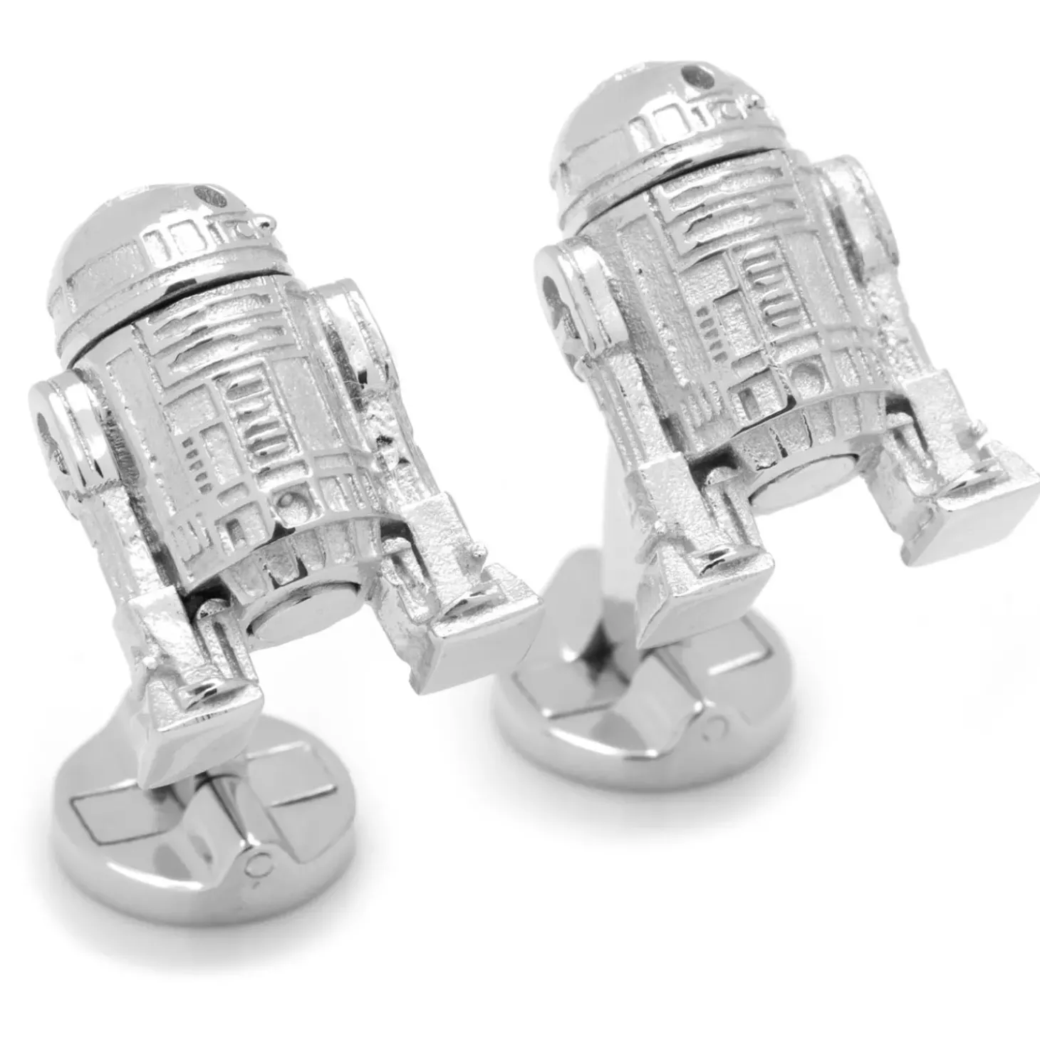 Star Wars Sterling Silver 3D R2D2 Cufflinks