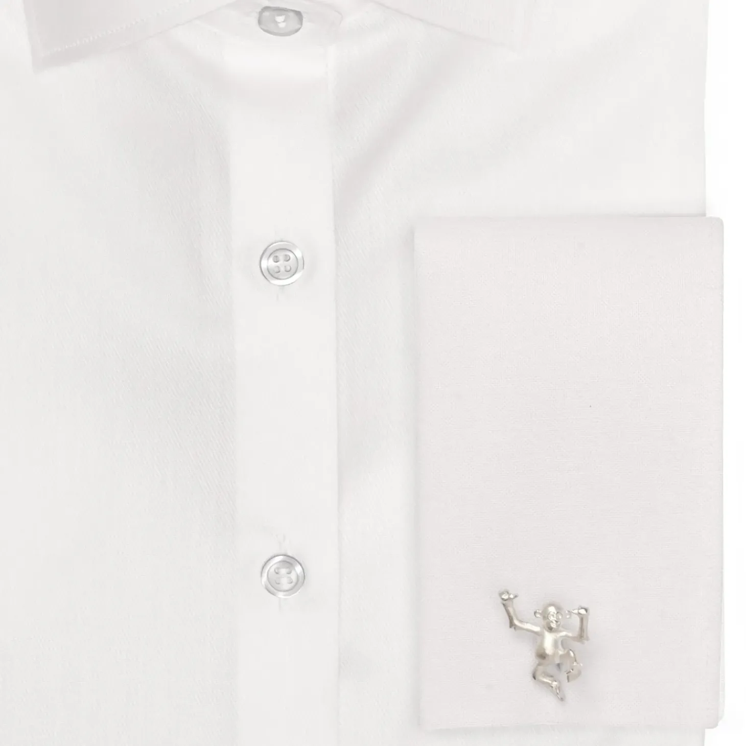 Deakin & Francis Sterling Silver Dancing Monkey Cufflinks