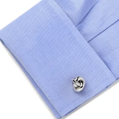 Ox and Bull Trading Co. Sterling Silver Knot Cufflinks