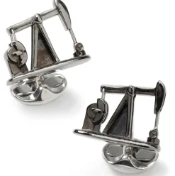 Deakin & Francis Sterling Silver Nodding Donkey Cufflinks