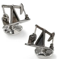 Deakin & Francis Sterling Silver Nodding Donkey Cufflinks