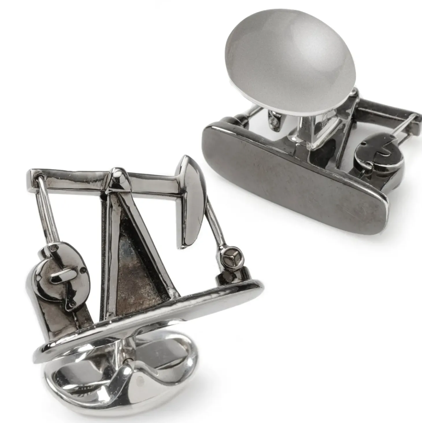 Deakin & Francis Sterling Silver Nodding Donkey Cufflinks