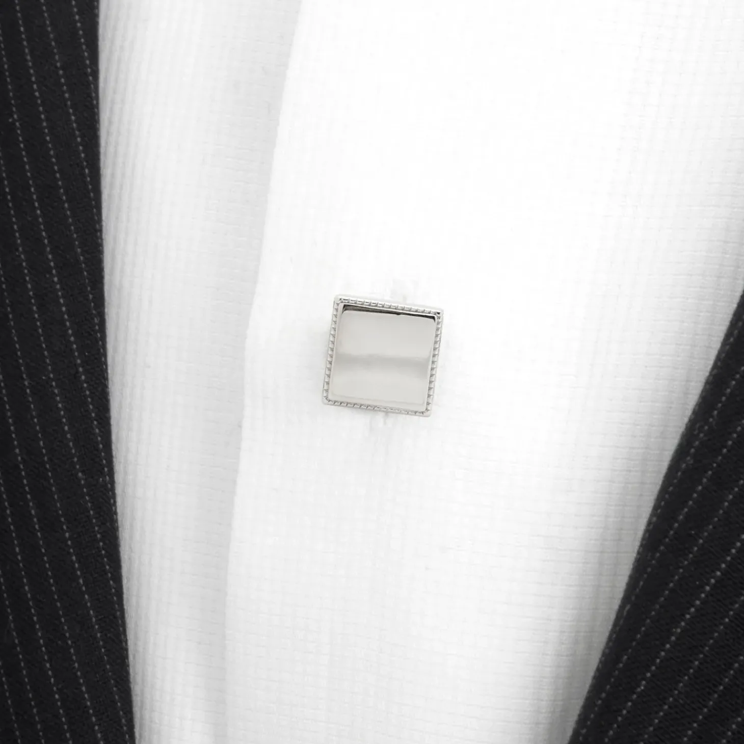 Ox and Bull Trading Co. Sterling Silver Rope Square Studs