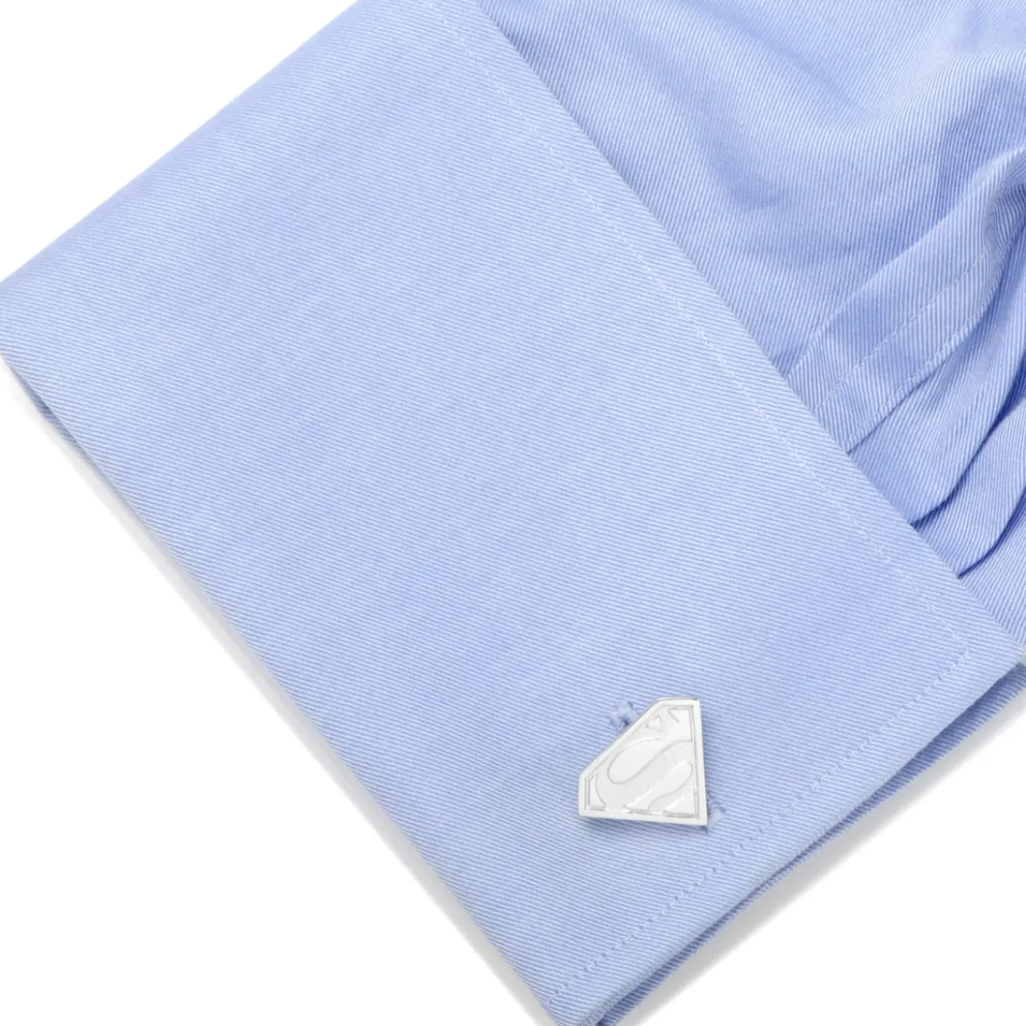 DC Comics Sterling Silver Superman Shield Cufflinks