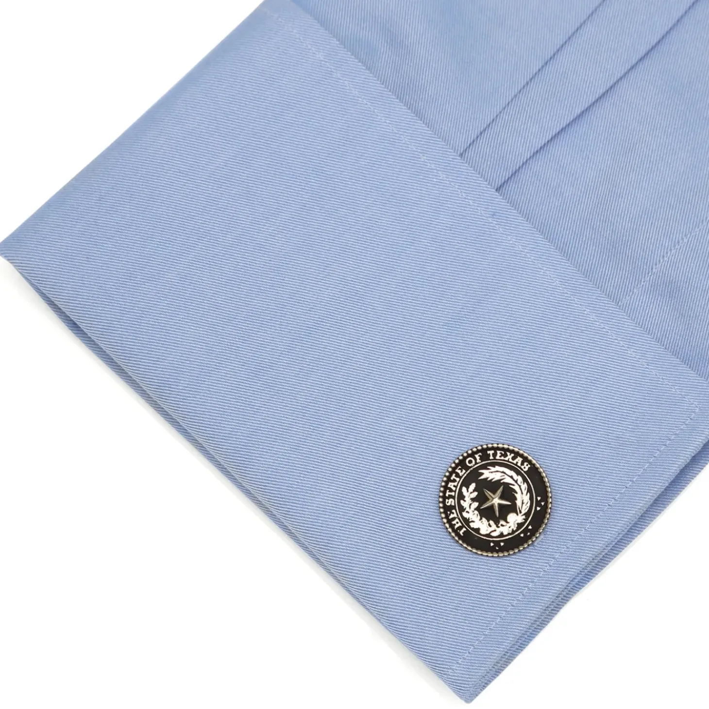 Max Lang Sterling Texas State Seal Cufflinks