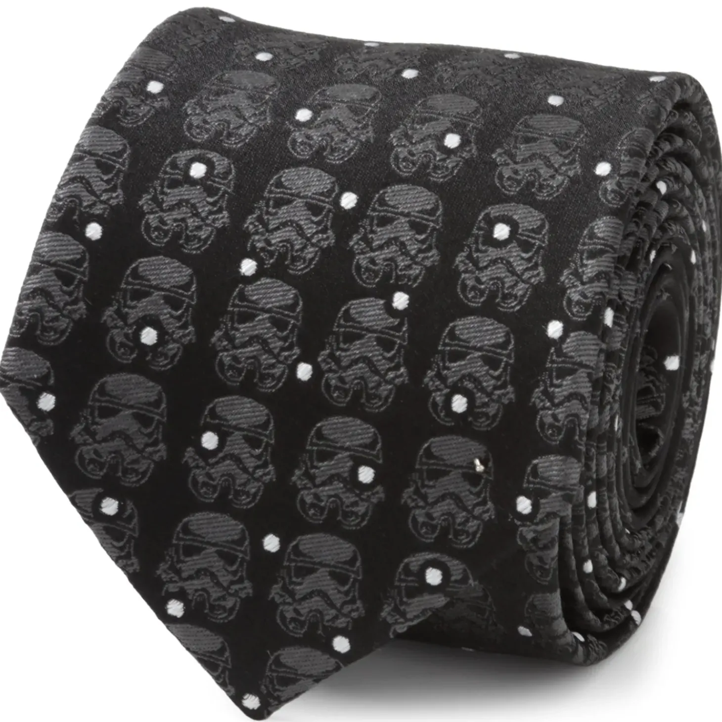 Star Wars Stormtrooper Black Dot Men's Tie