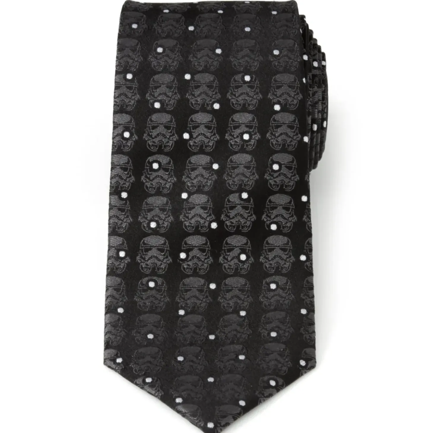 Star Wars Stormtrooper Black Dot Men's Tie