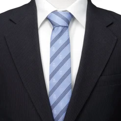 Star Wars Stormtrooper Blue Plaid Tie