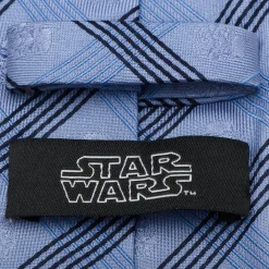 Star Wars Stormtrooper Blue Plaid Tie