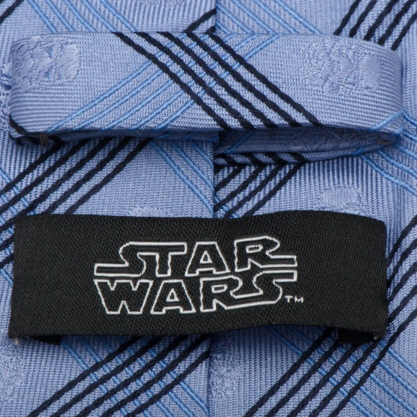 Star Wars Stormtrooper Blue Plaid Tie