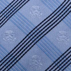 Star Wars Stormtrooper Blue Plaid Tie
