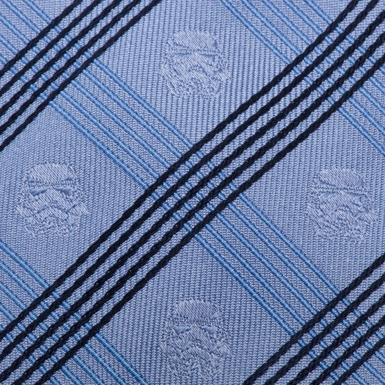 Star Wars Stormtrooper Blue Plaid Tie