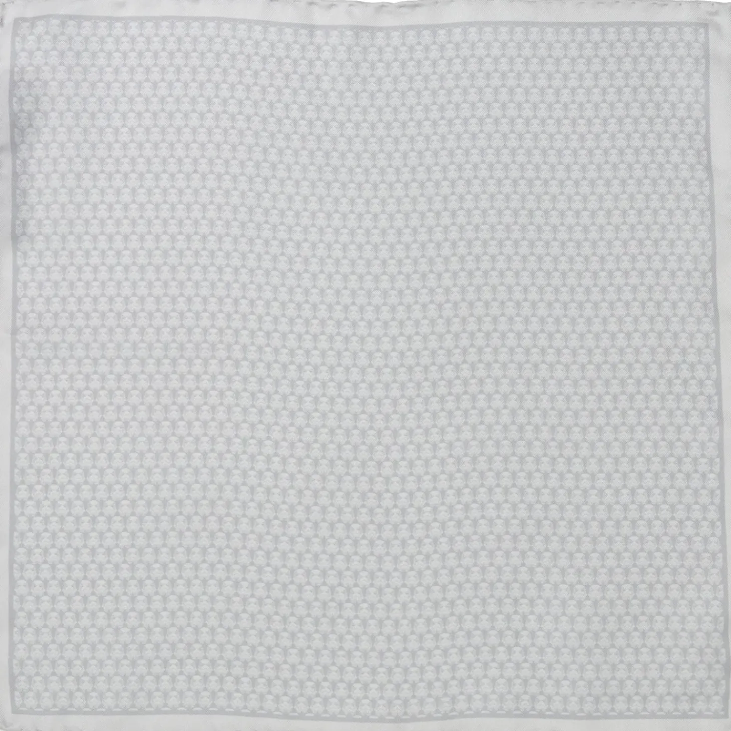 Star Wars Stormtrooper White Silk Pocket Square