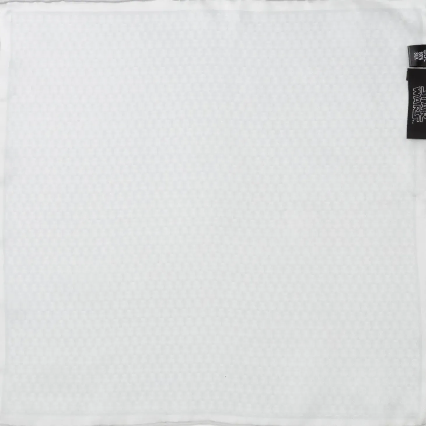 Star Wars Stormtrooper White Silk Pocket Square
