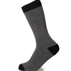 Ox and Bull Trading Co. Striped Gray Black Men's Socks