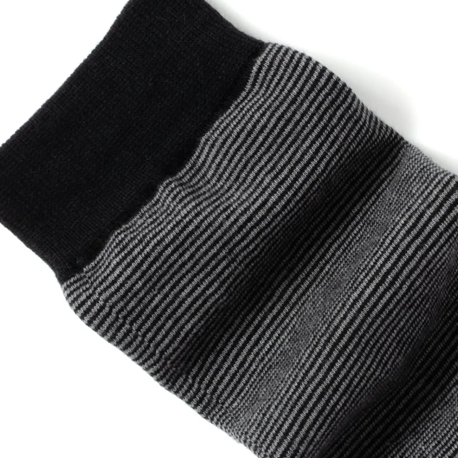 Ox and Bull Trading Co. Striped Gray Black Men's Socks