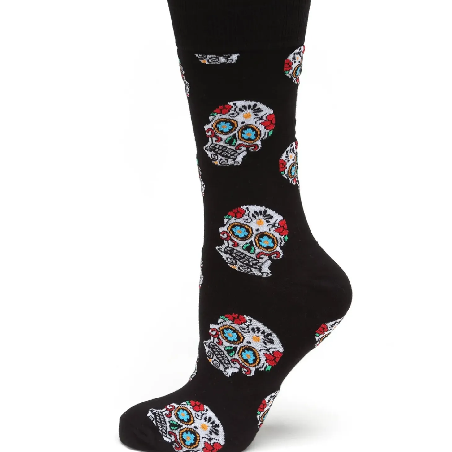 Cufflinks, Inc. Sugar Skull Black Socks