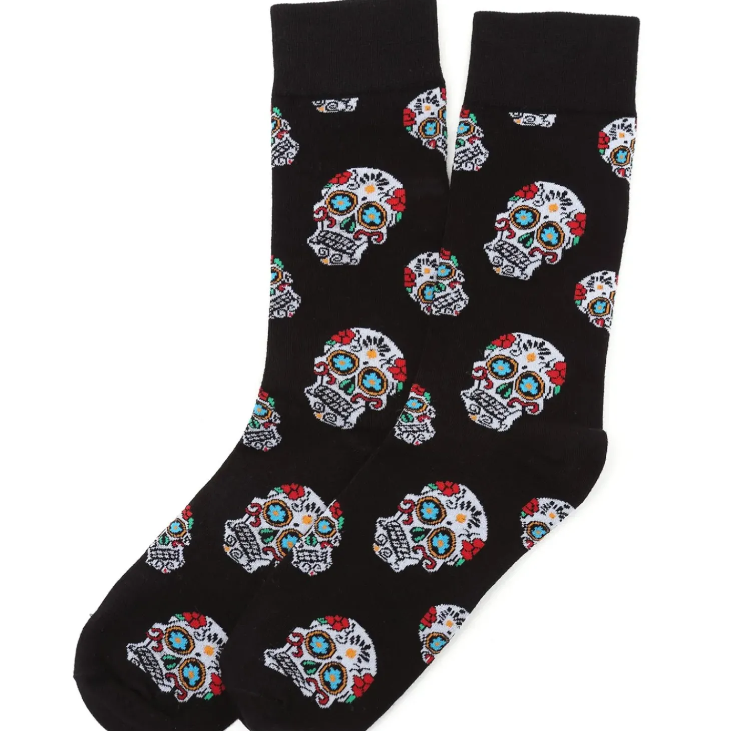 Cufflinks, Inc. Sugar Skull Black Socks
