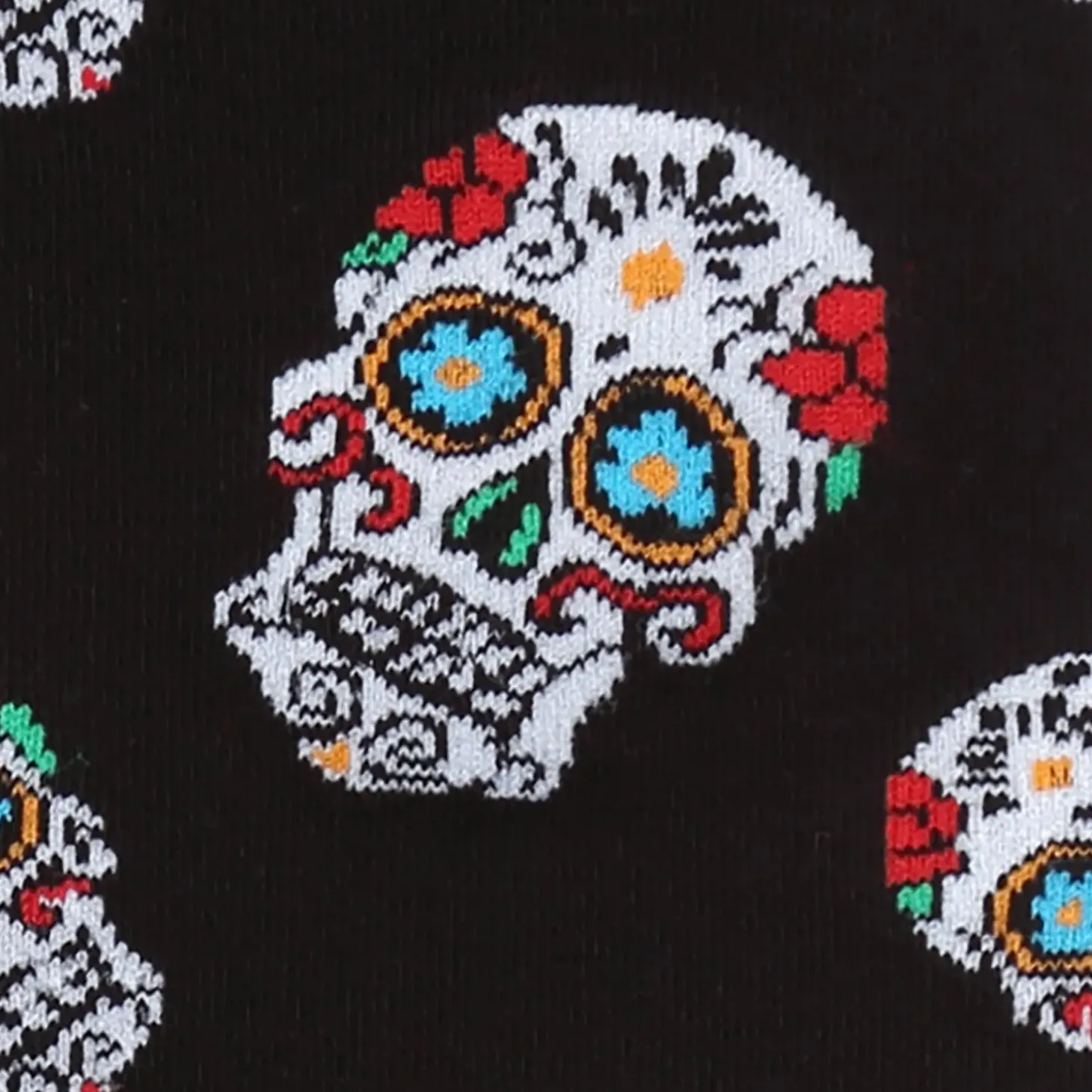 Cufflinks, Inc. Sugar Skull Black Socks