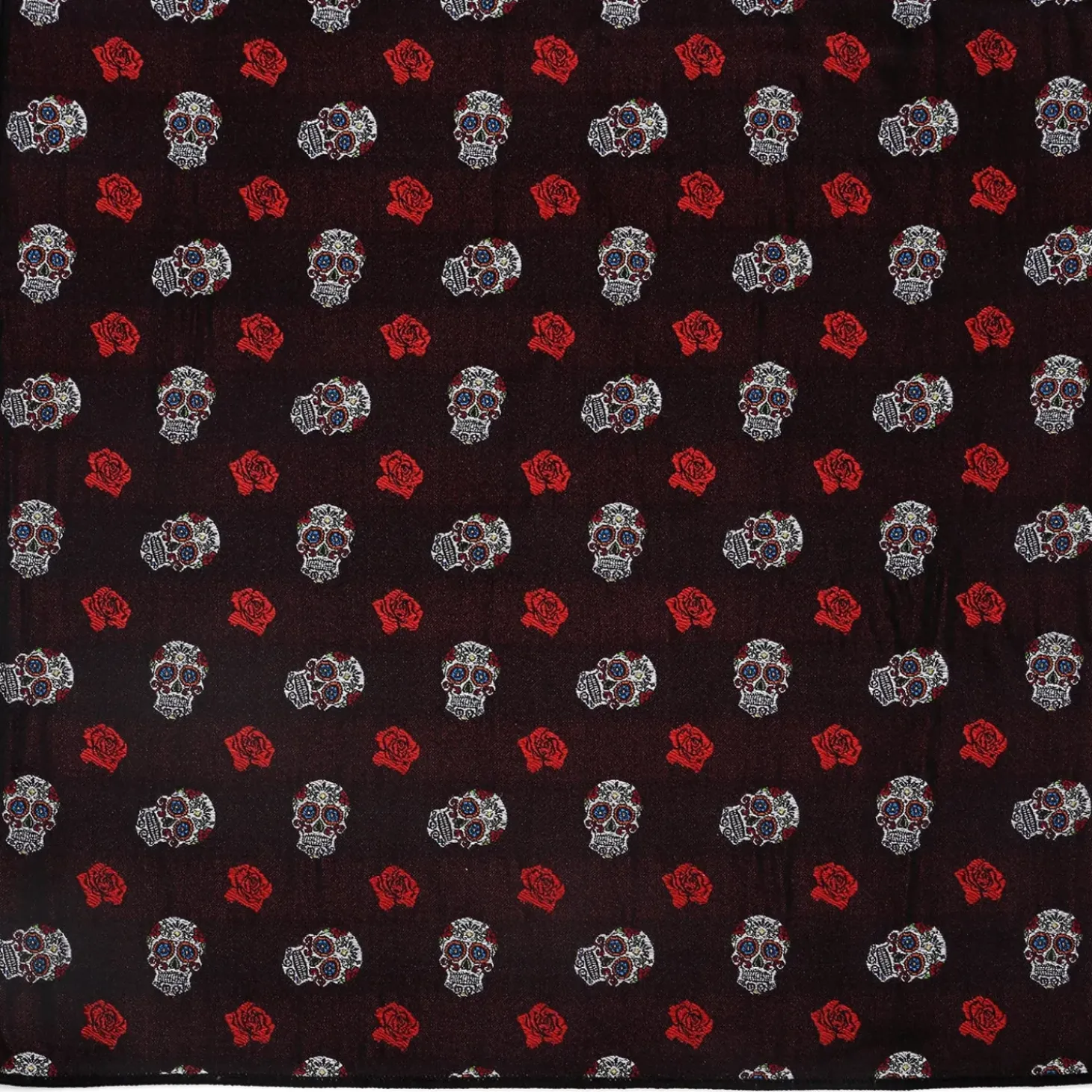Cufflinks, Inc. Sugar Skull Pocket Square