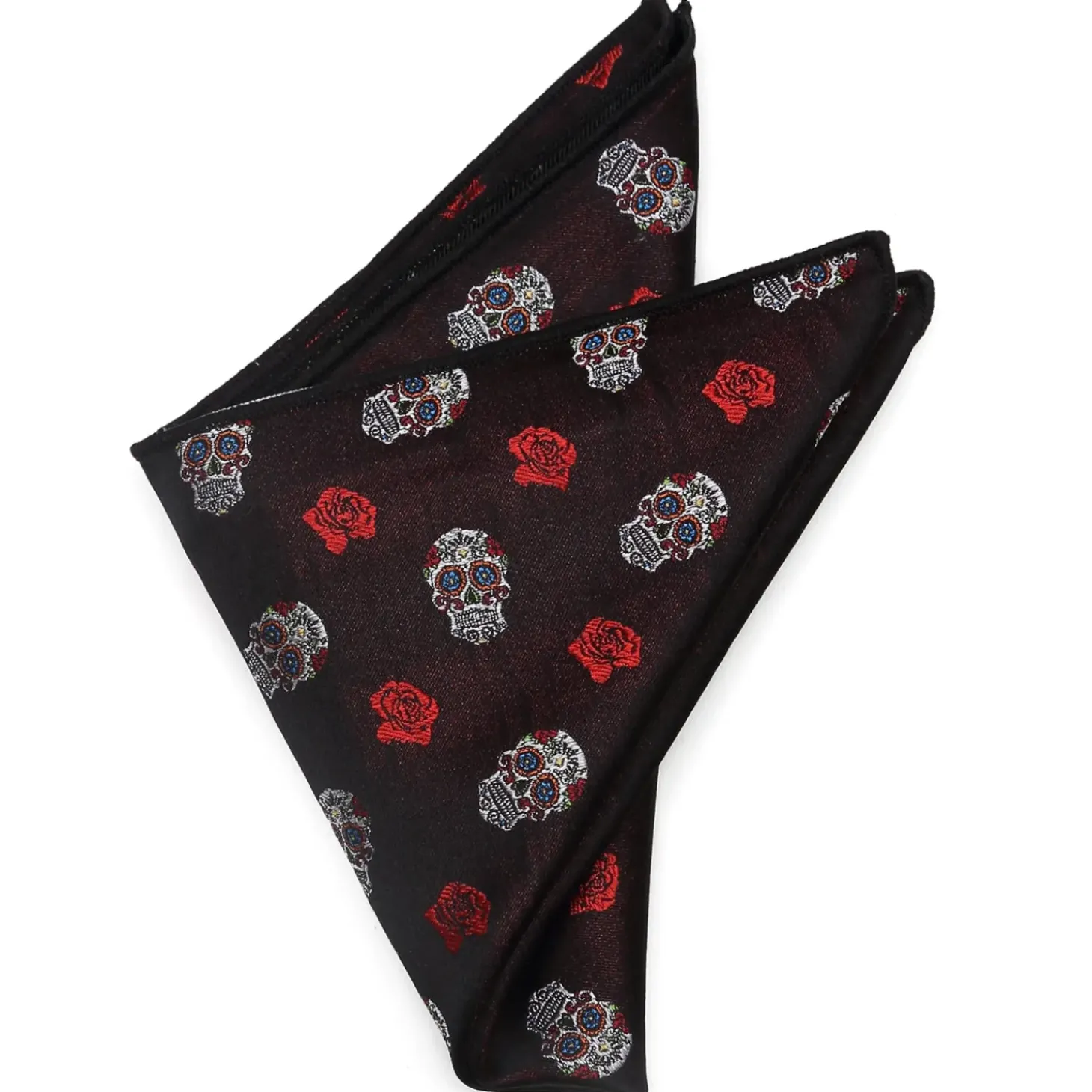 Cufflinks, Inc. Sugar Skull Pocket Square