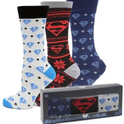 DC Comics Superman 3 Pair Sock Gift Set