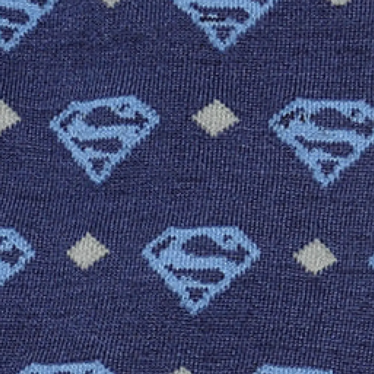 DC Comics Superman Diamond Navy Socks