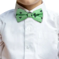 BOY DC Comics Superman Green Big Boys' Silk Bow Tie