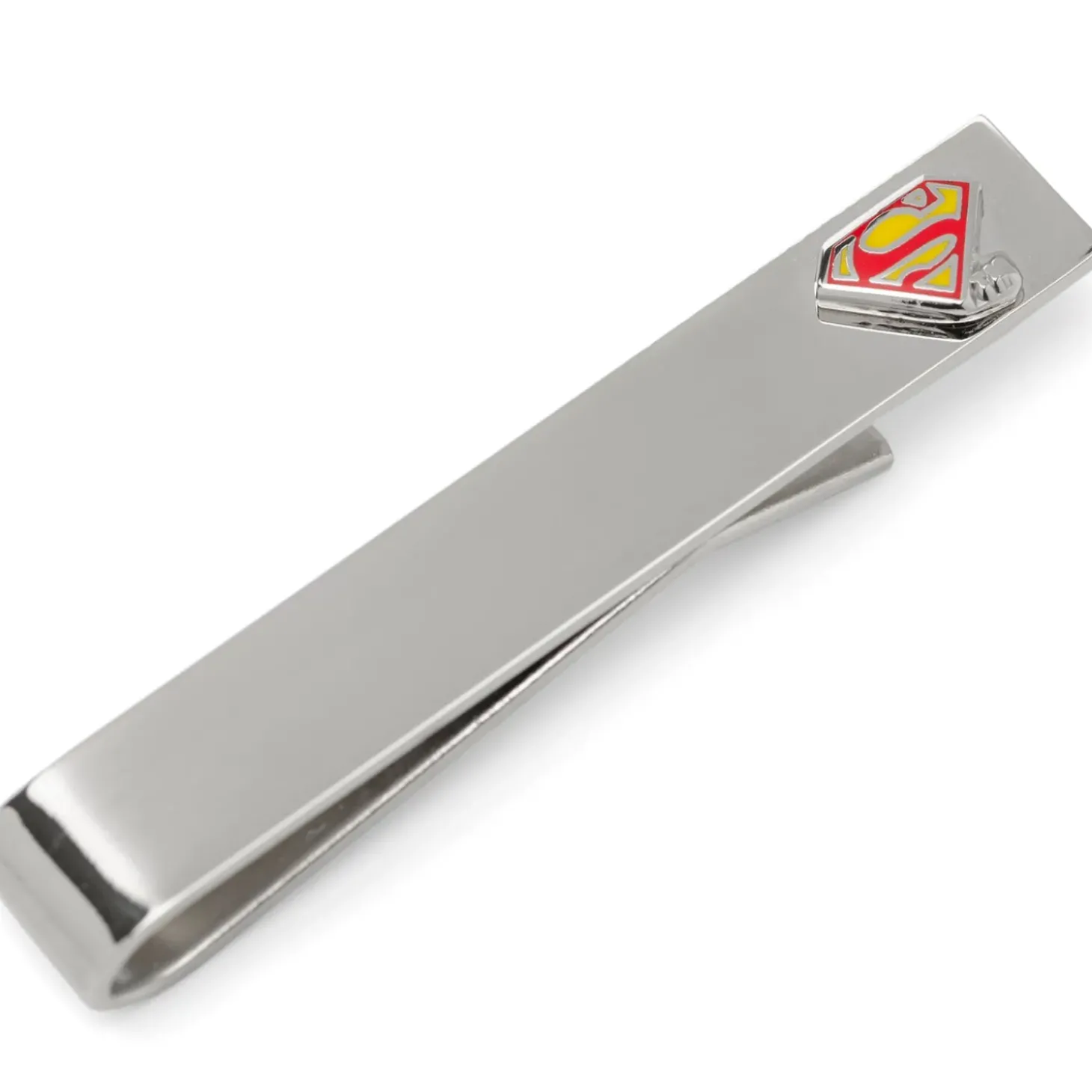 DC Comics Superman Hidden Message Silver Tie Bar