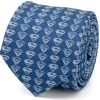 DC Comics Superman Shield Multi Blue Men's Tie