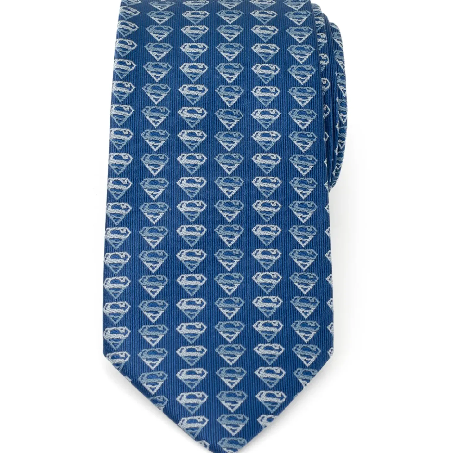 DC Comics Superman Shield Multi Blue Men's Tie