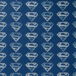 DC Comics Superman Shield Multi Blue Men's Tie