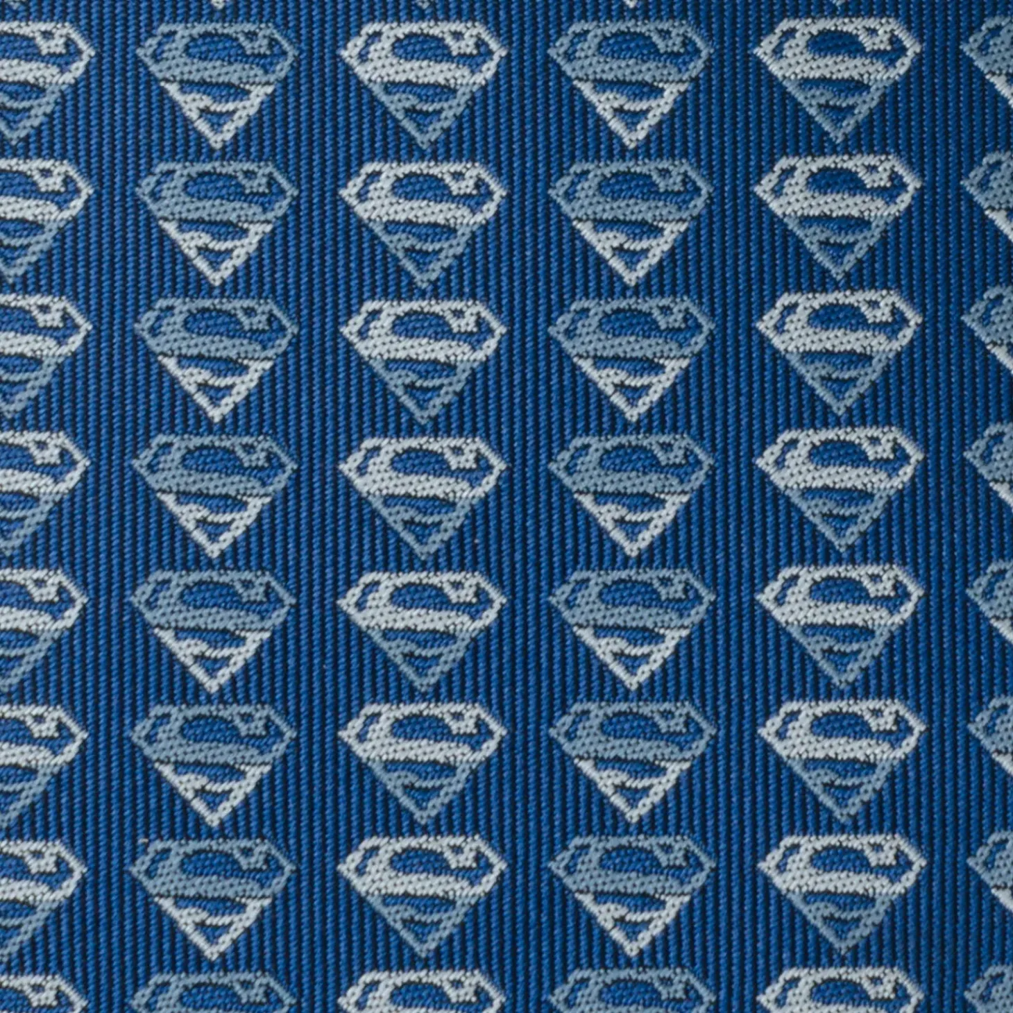 DC Comics Superman Shield Multi Blue Men's Tie