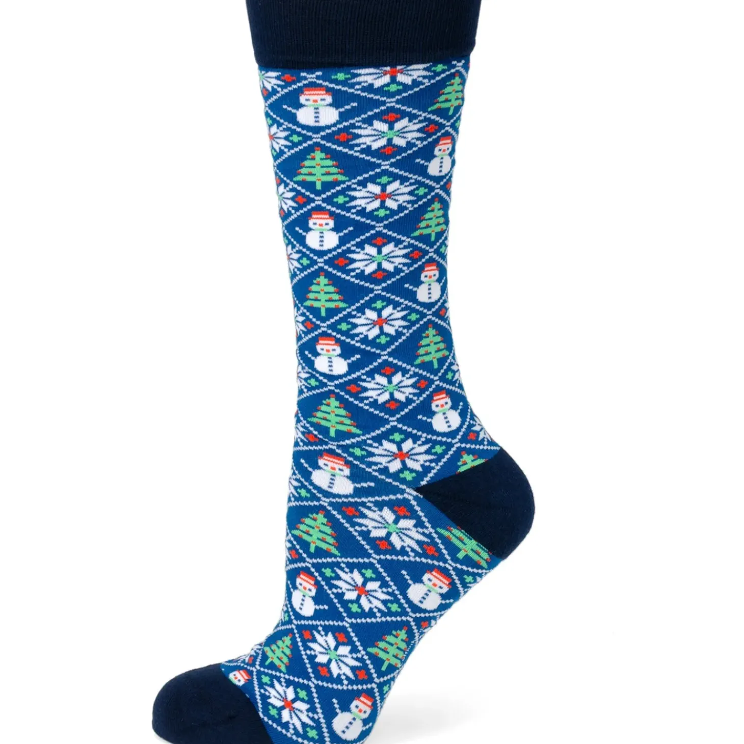 Cufflinks, Inc. Sweater Weather Blue Men's Socks
