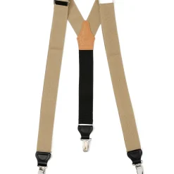 Ox and Bull Trading Co. Tan Clip Suspenders