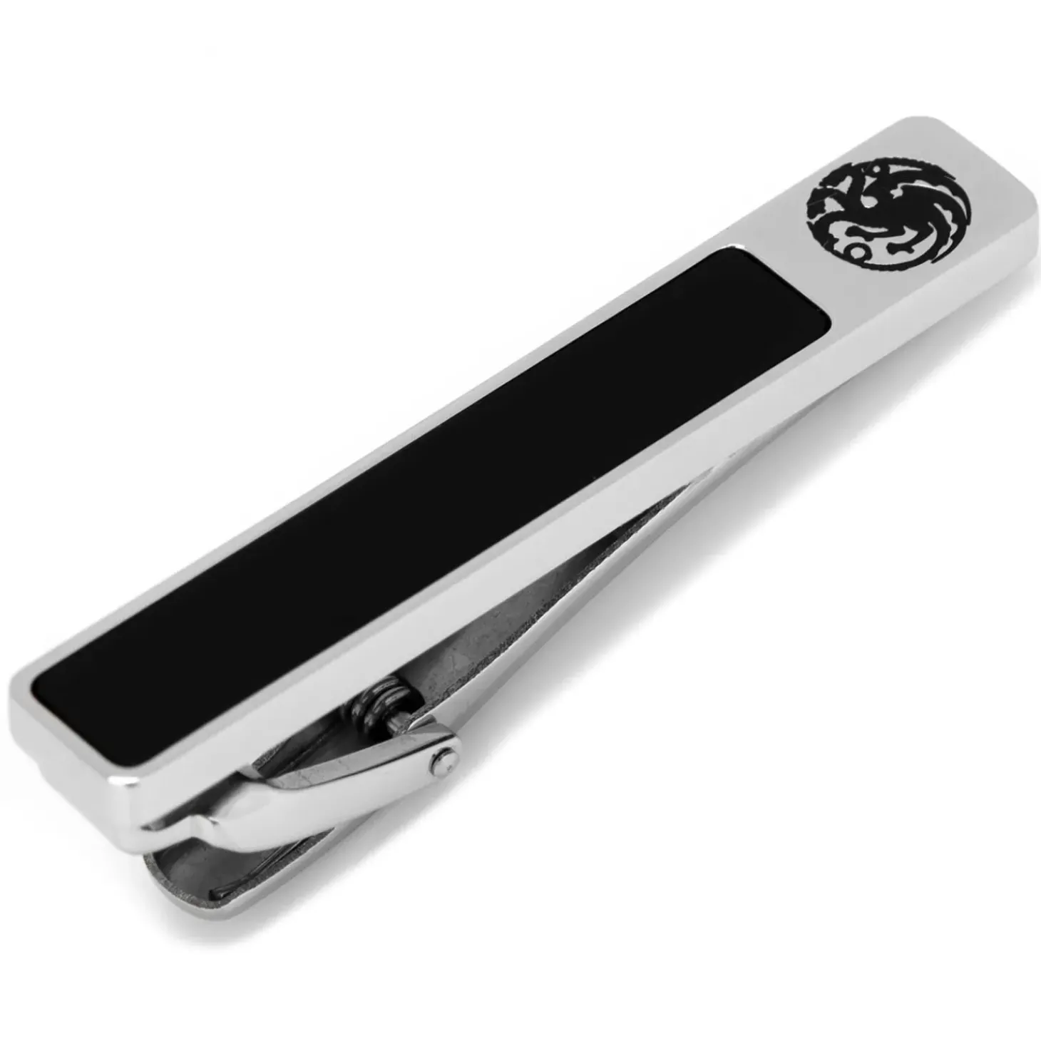 Game of Thrones Targaryen Onyx Tie Clip