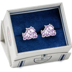 NCAA TCU Horned Frog Cufflinks