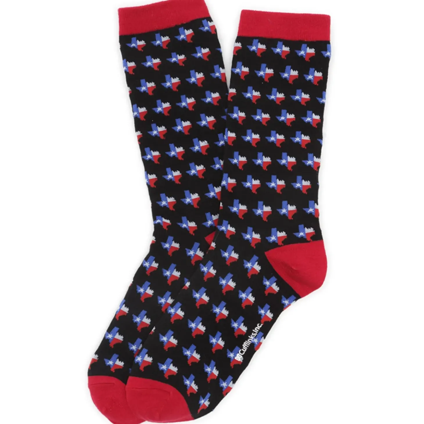 Cufflinks, Inc. Texas State Black Sock