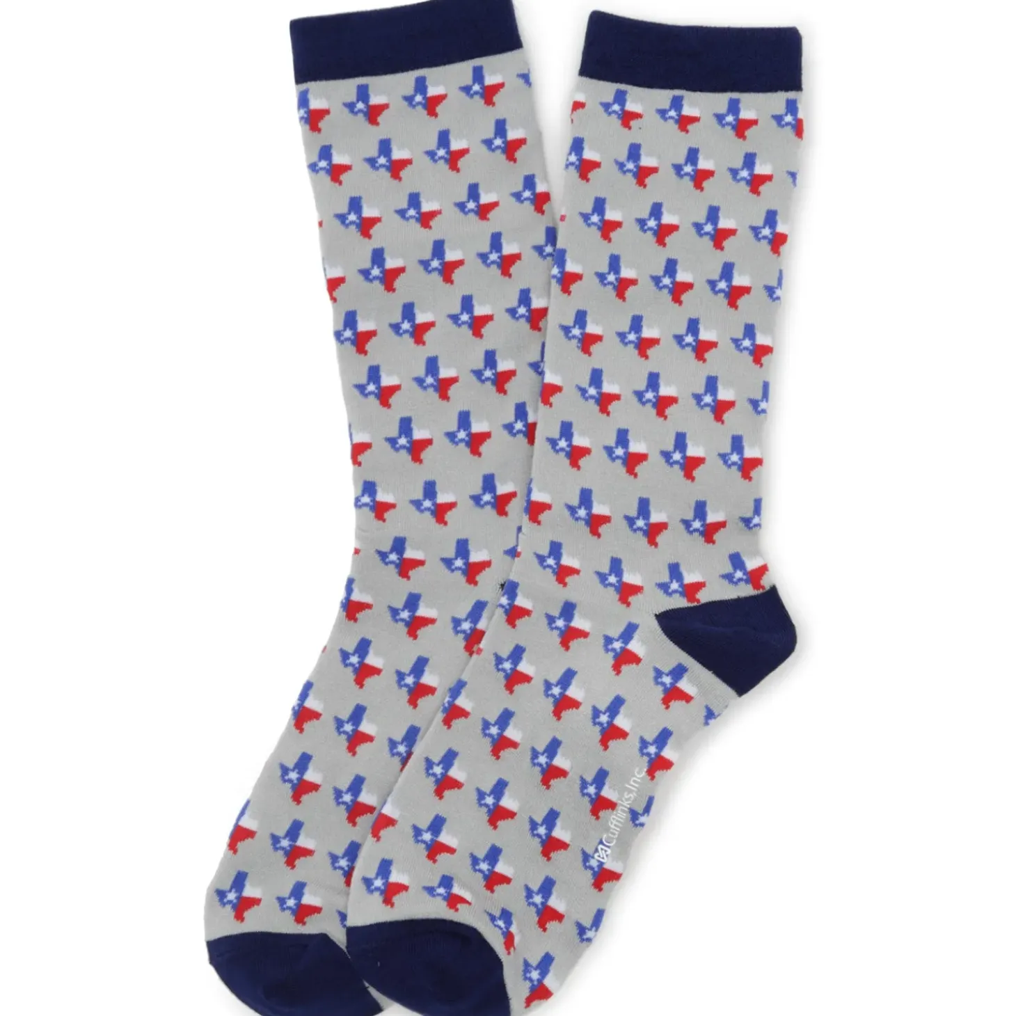 Cufflinks, Inc. Texas State Gray Sock