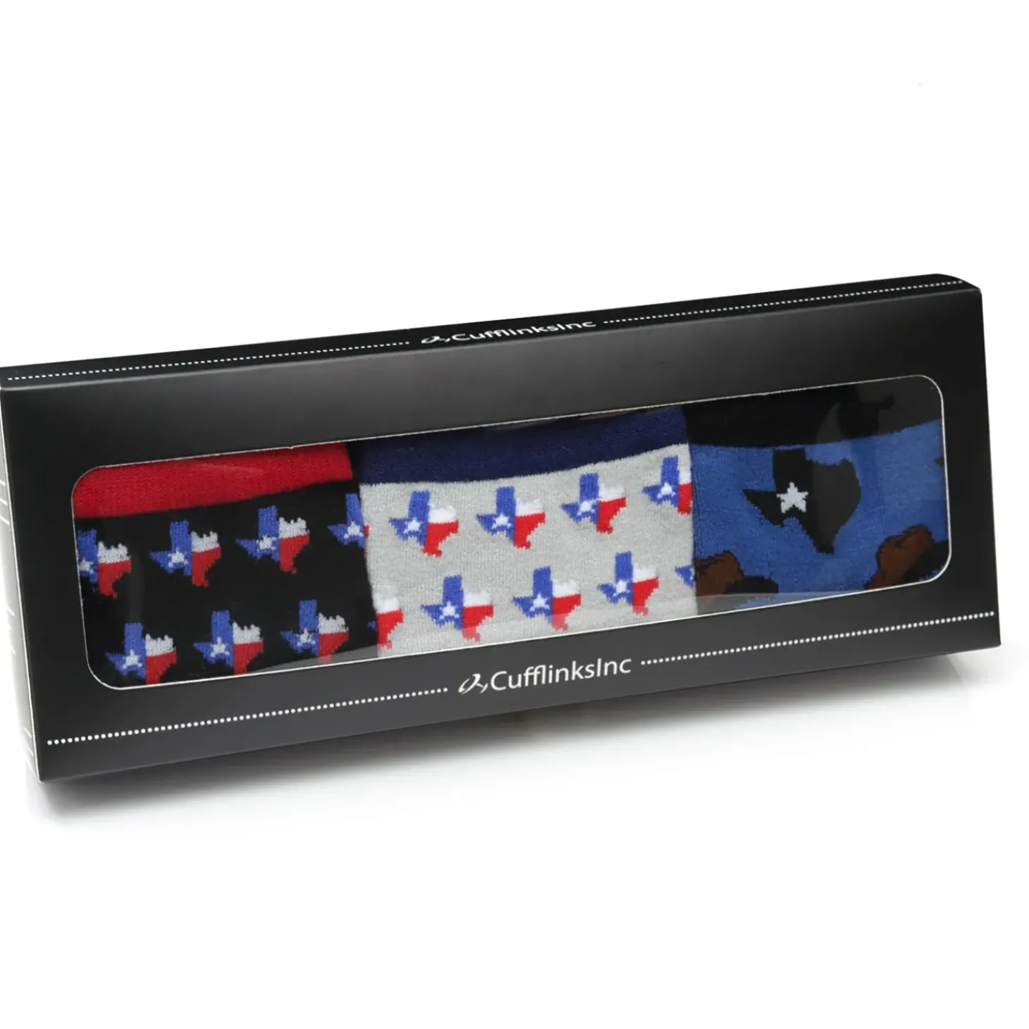 Cufflinks, Inc. Texas Strong 3 Pack Socks Gift Set