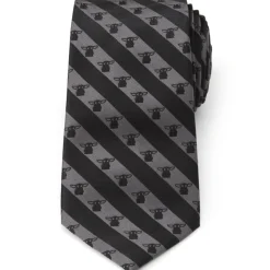 Star Wars The Child Charcoal Stripe Men's Tie