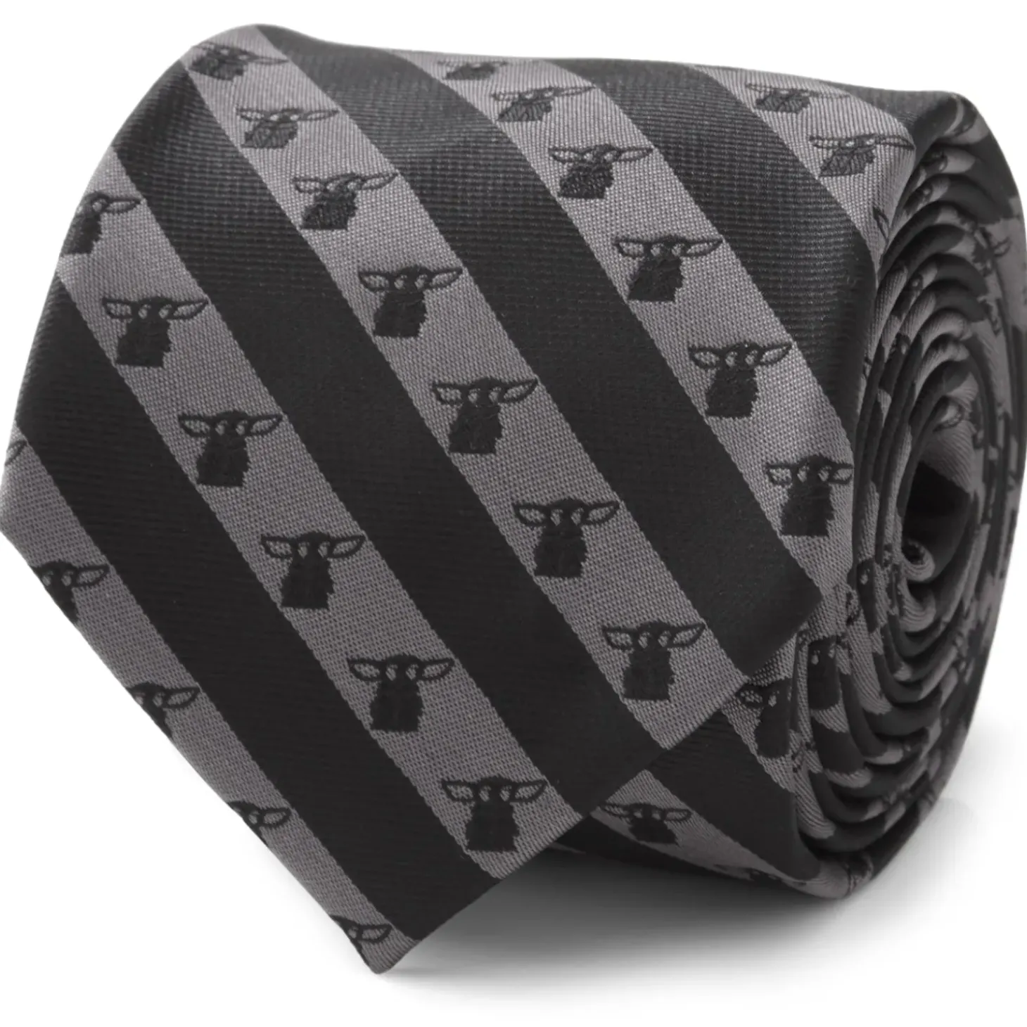 Star Wars The Child Charcoal Stripe Men's Tie