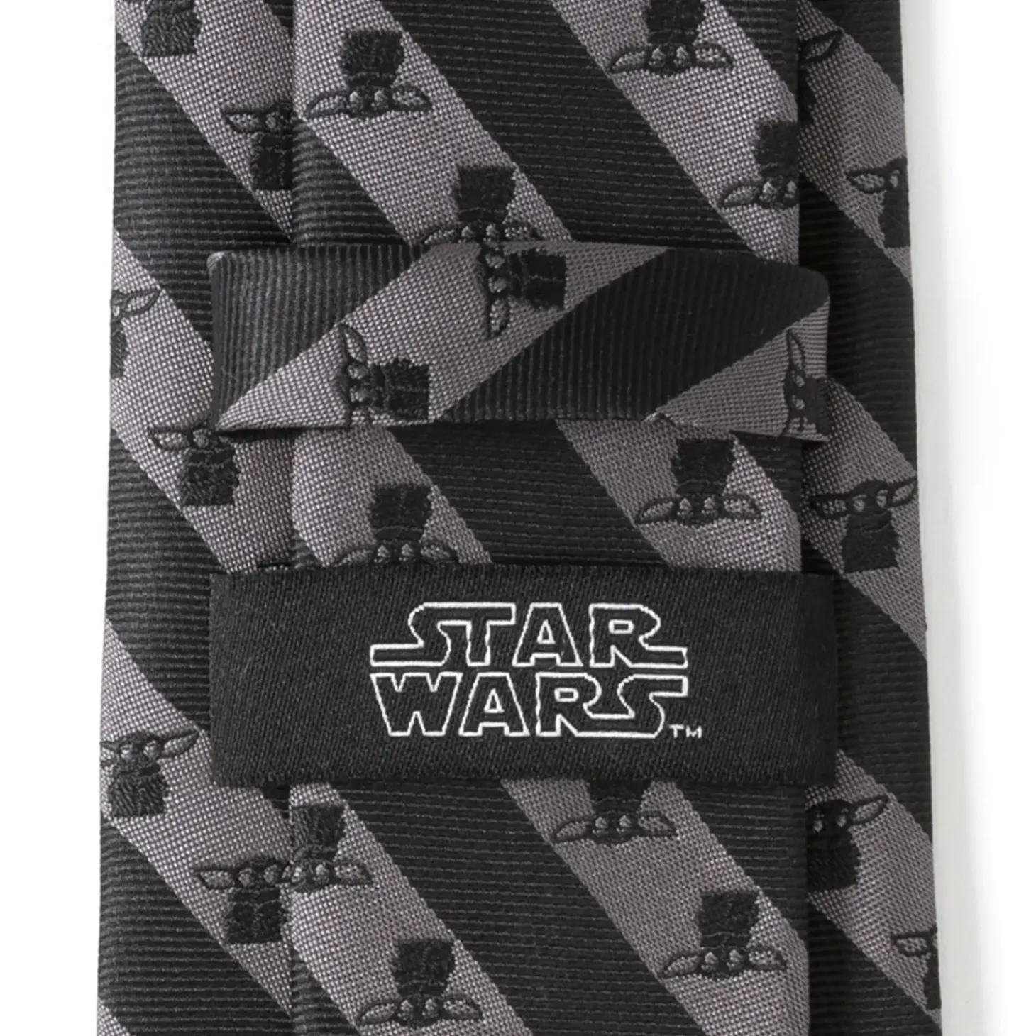 Star Wars The Child Charcoal Stripe Men's Tie